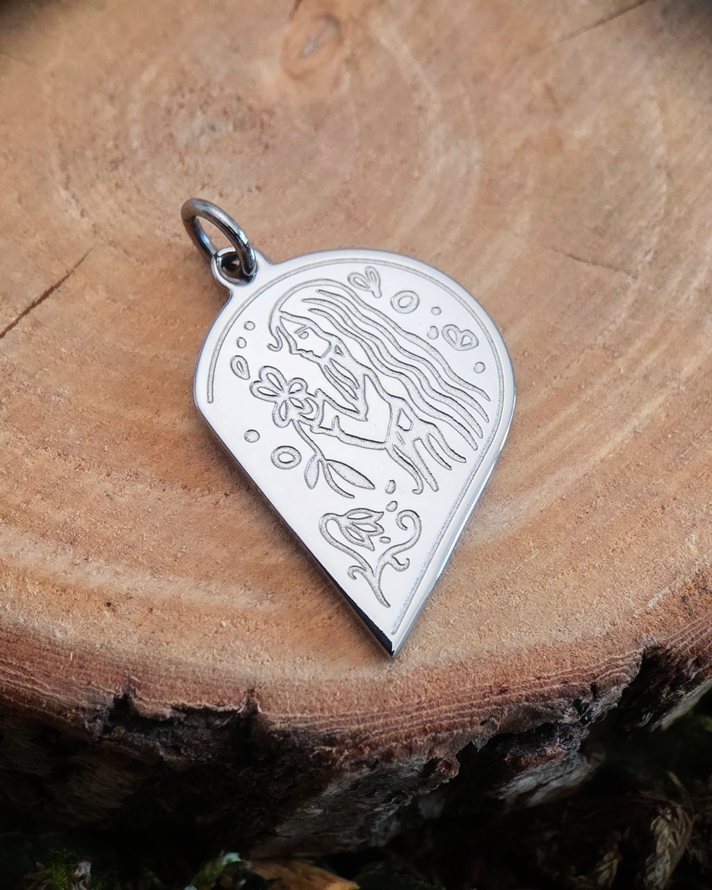 “As One” - Titanium Couples Pendant Set