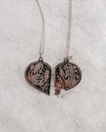 “As One” - Titanium Couples Pendant Set